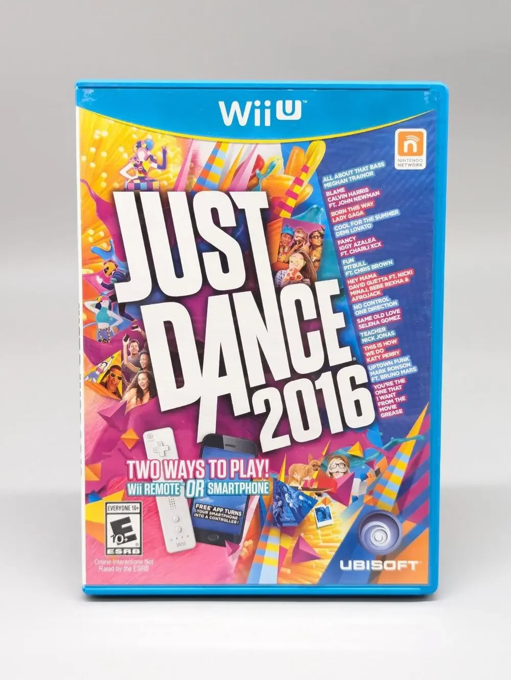 Just Dance 2016 Nintendo Wii U Original Replacement Case Only No Game